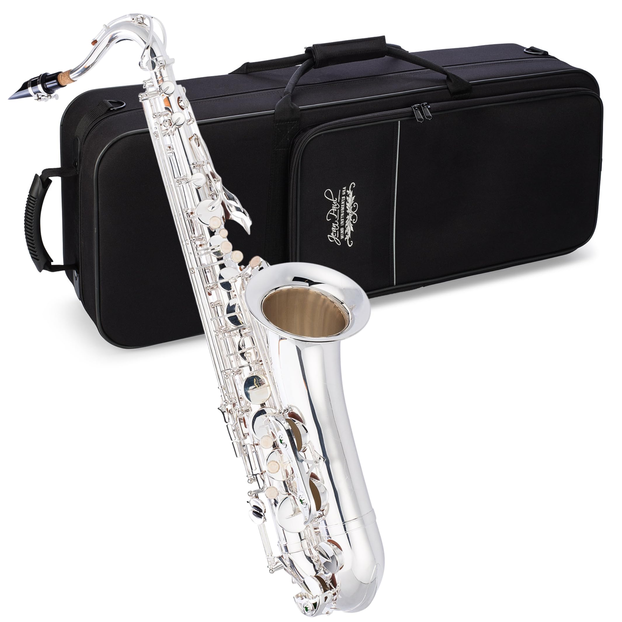 アート・デザイン・音楽 Espoir Sax4 Amazon.com: Jean Paul Student Tenor Saxophone TS-400SP - Silver-Plated